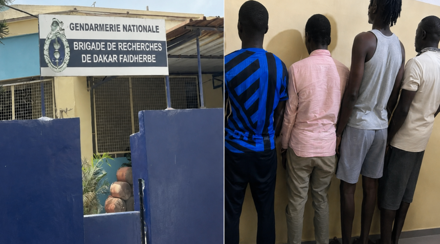 47,7 millions de FCFA en « billets noirs » : comment la BR de Faidherbe a piégé quatre suspects