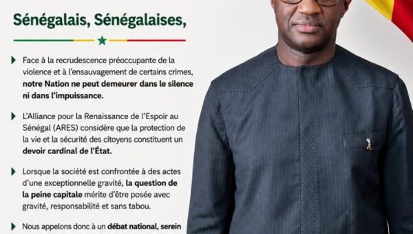 Peine de mort au Sénégal : l’ARES appelle à un débat national « serein et approfondi »
