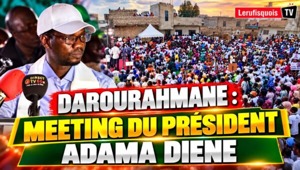 Rufisque d’abord, le Sénégal en ambition : Adama Diène président du mouvement Natangué dévoile sa vision à Darourahmane devant une foule immense – Regardez