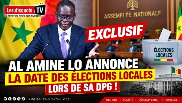 DPG : Al Aminou Lô fixe la date des élections locales au 17 janvier 2027