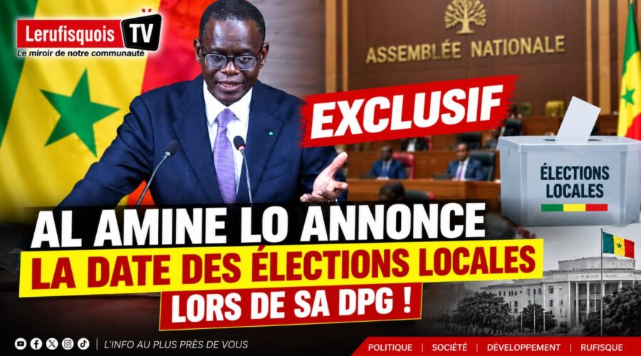DPG : Al Aminou Lô fixe la date des élections locales au 17 janvier 2027
