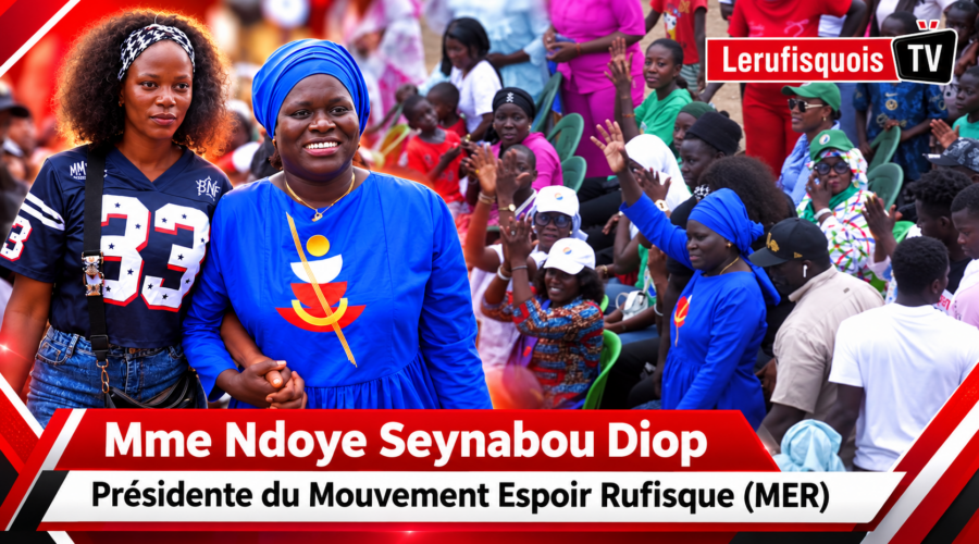 Diorga : Une foule mobilisée autour de Mme Ndoye Seynabou Diop pour des solutions aux inondations, à l’éducation et à l’emploi des jeunes !