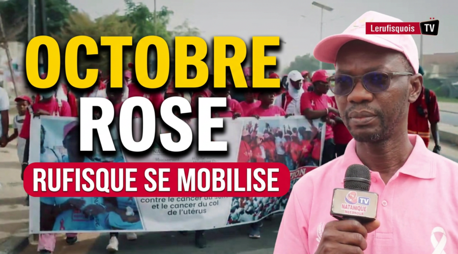 Octobre Rose à Rufisque : Adama Diène et le Mouvement Natangué mobilisés contre les cancers du sein et du col de l’utérus